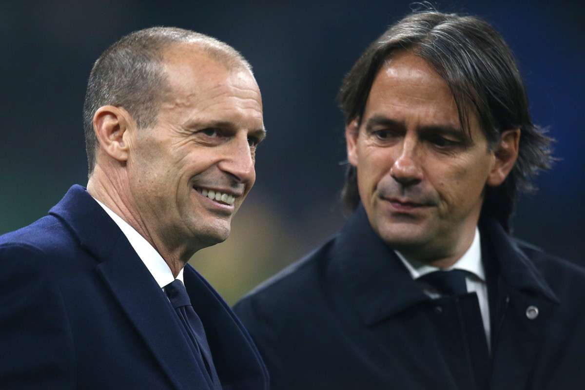 Massimiliano Allegri e Simone Inzaghi rivali sul mercato