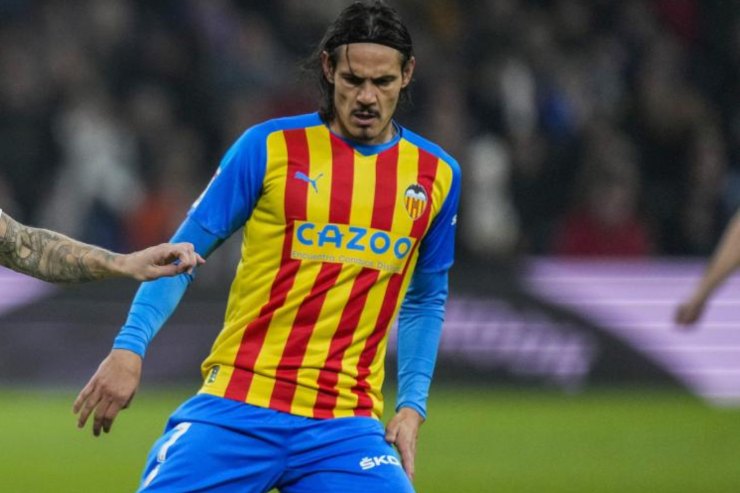 Edinson Cavani, attaccante del Valencia