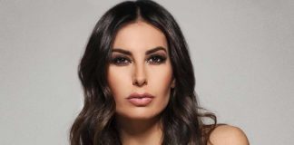 Elisabetta Gregoraci vestito trasparente
