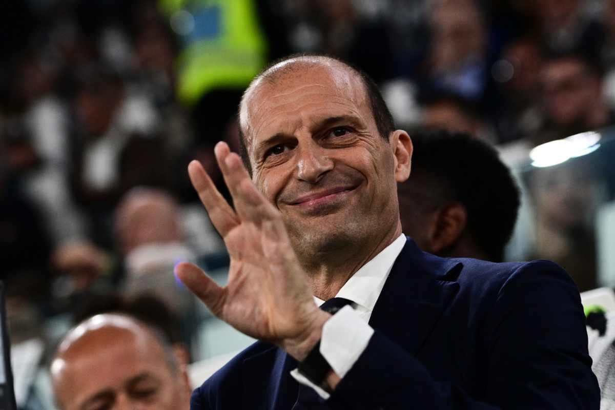 Max Allegri si prepara a salutare il giocatore