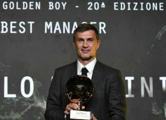 Paolo Maldini premiato nel 2022