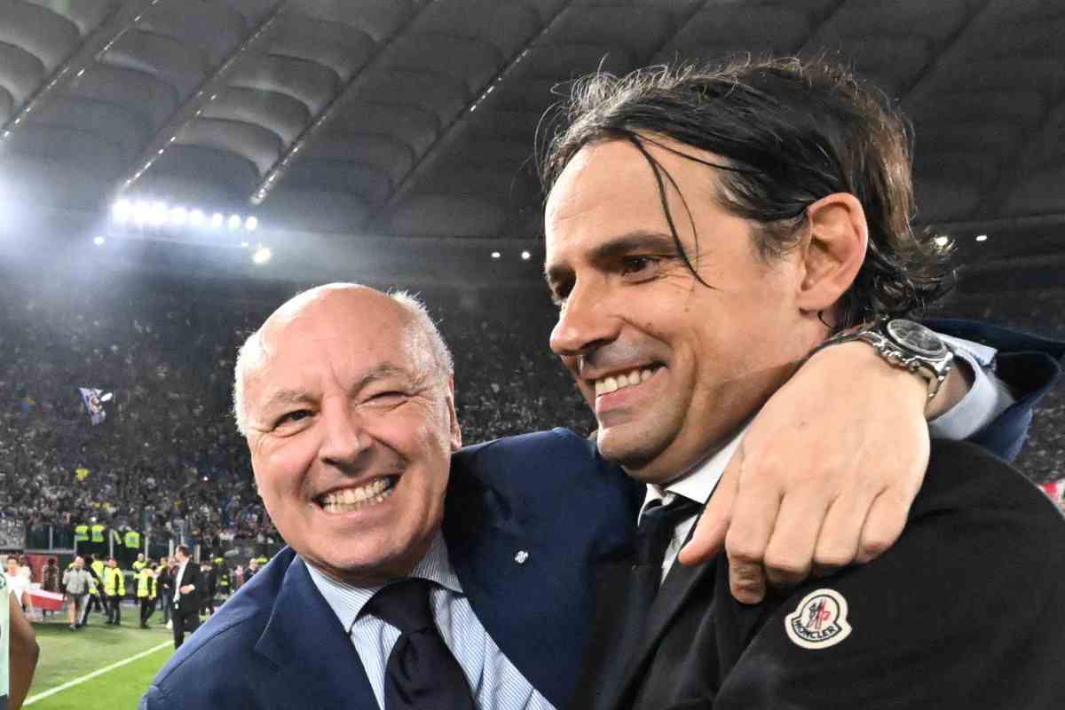 Marotta e Inzaghi esultano