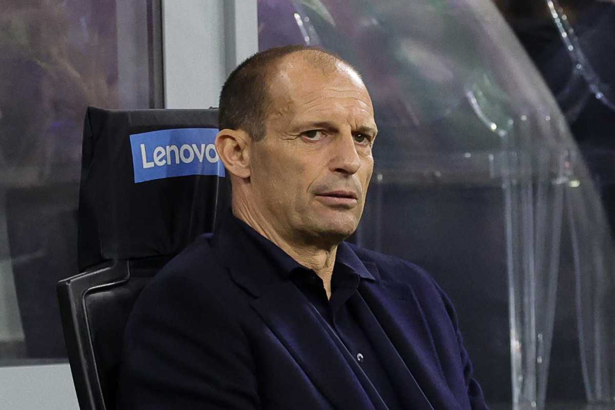 Massimiliano Allegri contrariato