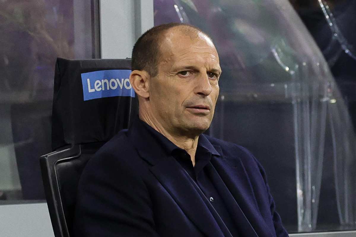 Massimiliano Allegri contrariato