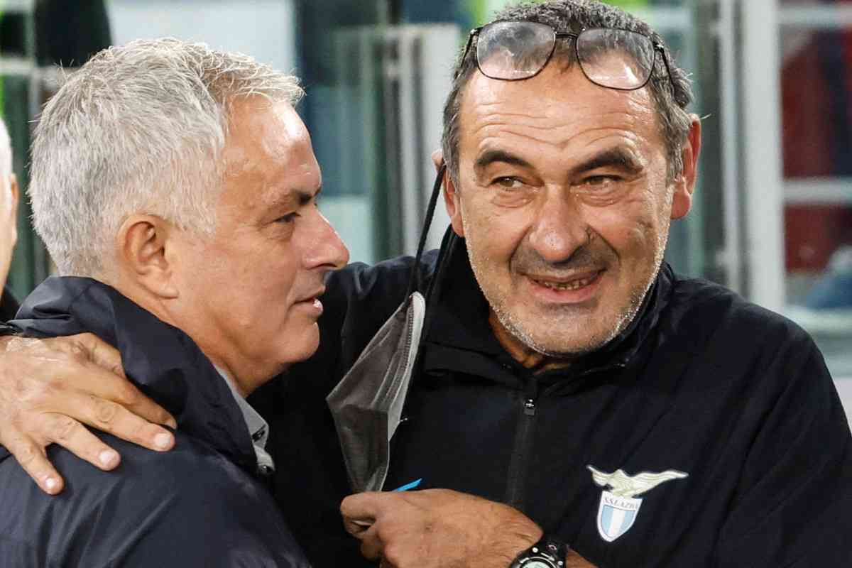 Mourinho e Sarri si salutano