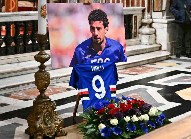 Il funerale di GIanluca Vialli 