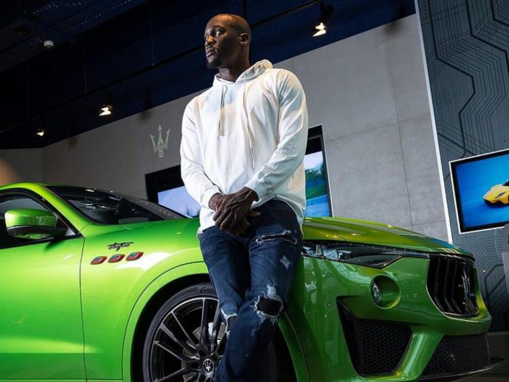 Romelu Lukaku e la sua Maserati