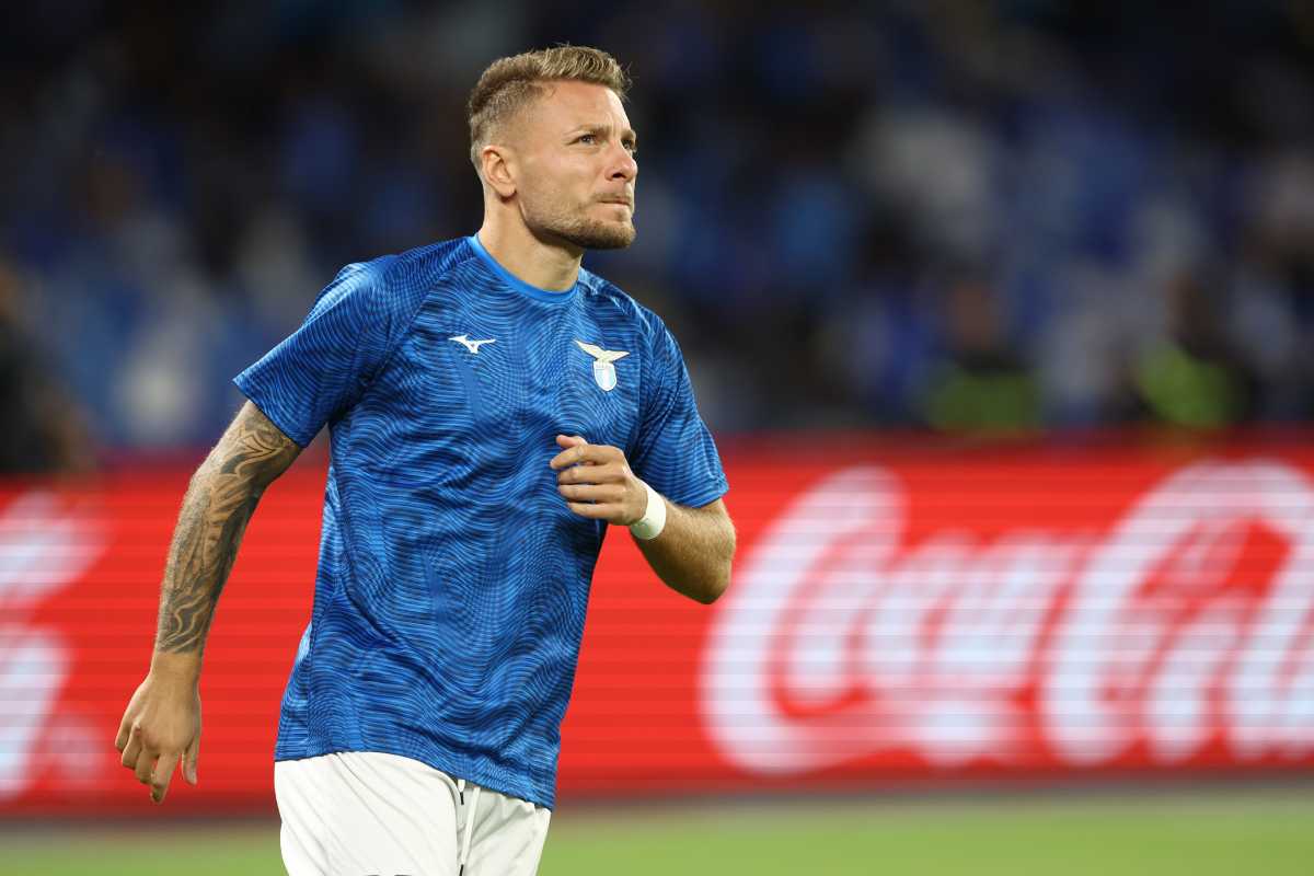 Post partita Napoli-Lazio Immobile