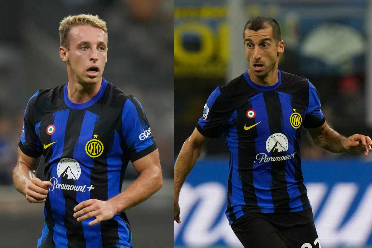 Formazione titolare Inter Frattesi Mkhitaryan