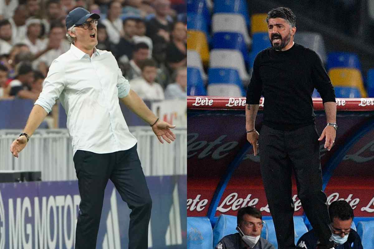 Lione panchina Blanc Gattuso