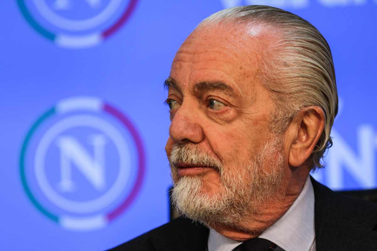 Napoli, De Laurentiis scoppia a piangere