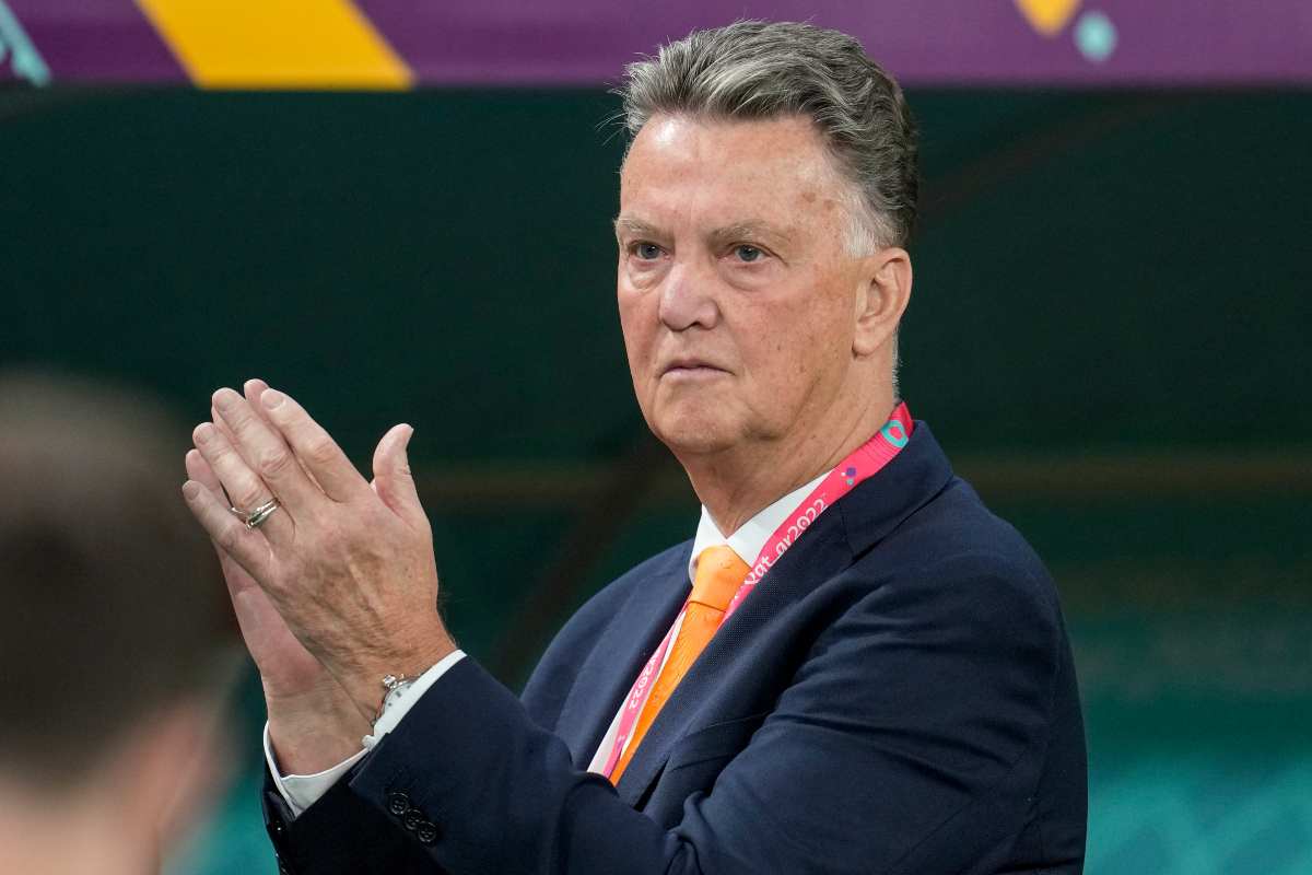 van Gaal in panchina