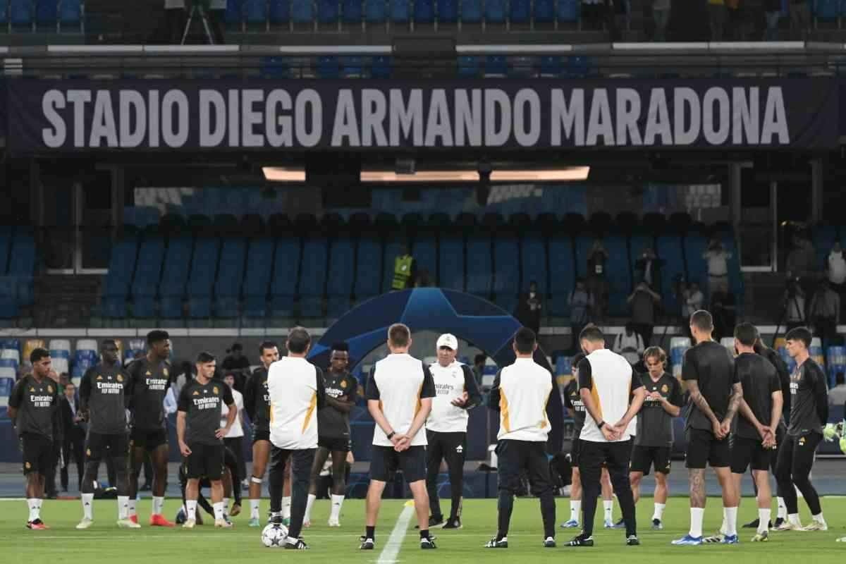 Real Madrid paura a Napoli