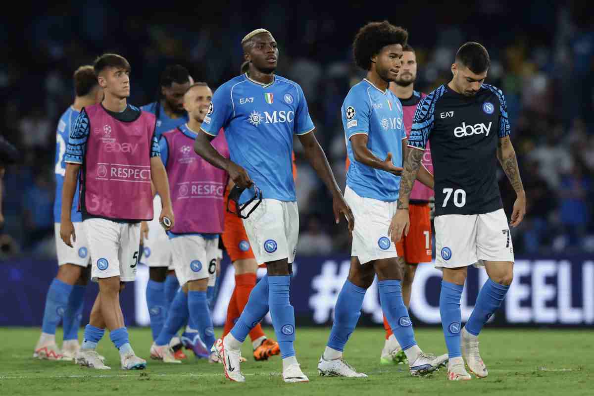 Napoli in difficoltà in Serie A
