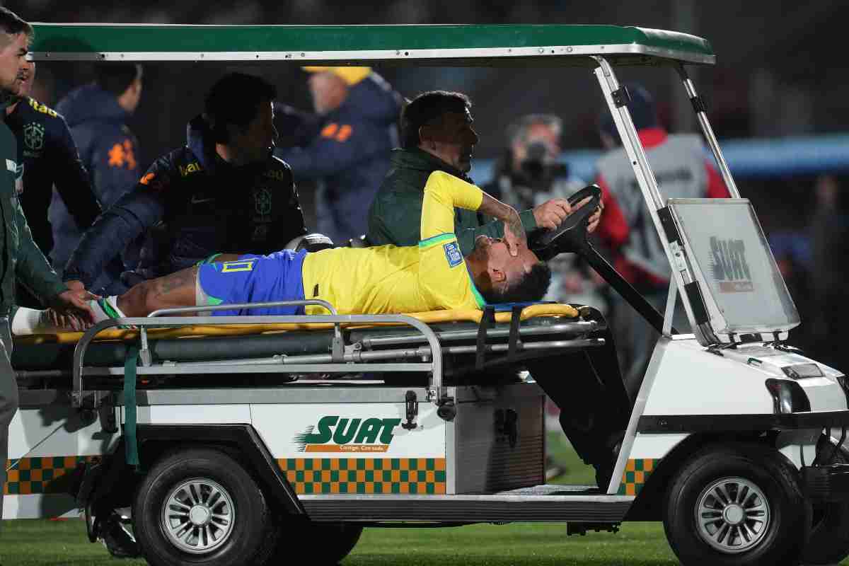 infortunio neymar