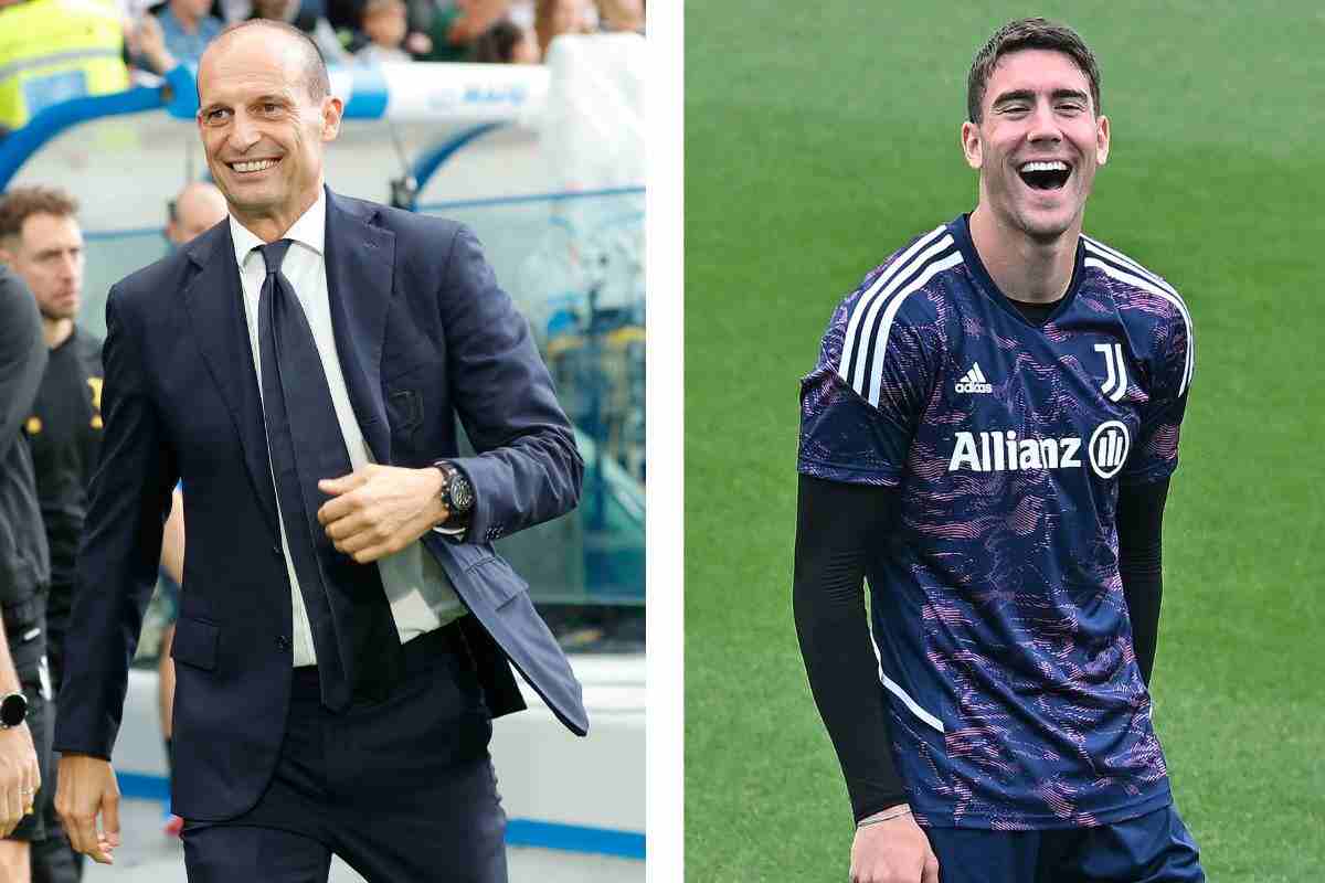 Allegri e Vlahovic criticati