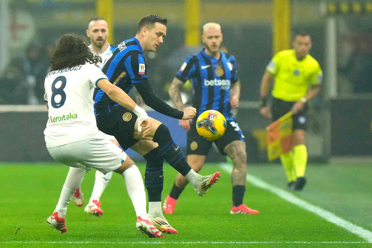 Un momento di Inter-Lazio