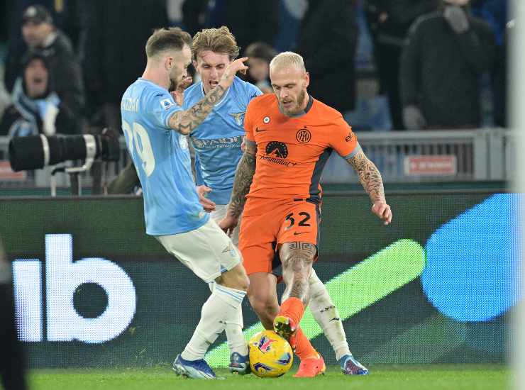 Un momento di Inter-Lazio