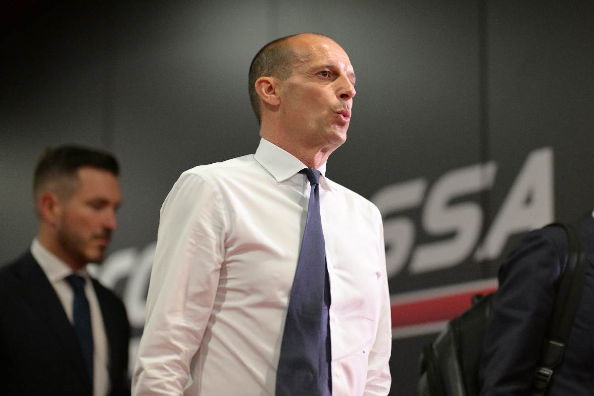 Massimiliano Allegri in primo piano