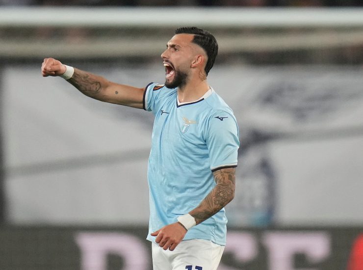 Castellanos esulta dopo il gol