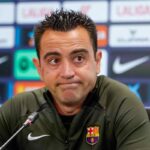 Xavi in conferenza